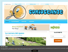 Tablet Screenshot of curioseante.com